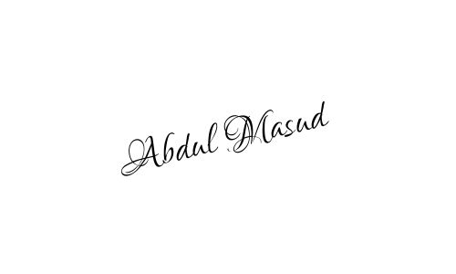 Abdul Masud name signature
